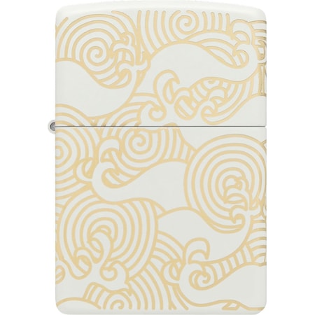 Zippo 2024 Zippo Waves Design, White Matte ZIP-48909